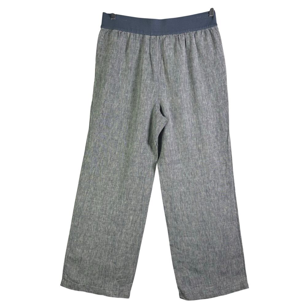 LANDS END Mid Rise Wide Legged Linen Pants Womens Size 16 - Picture 5 of 9